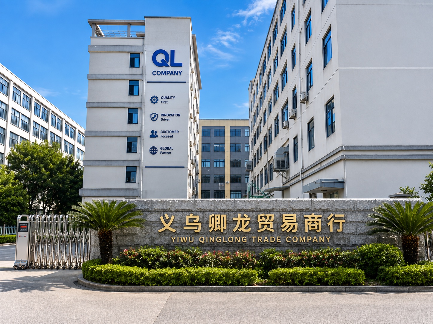 QINGLONG company building in Yiwu